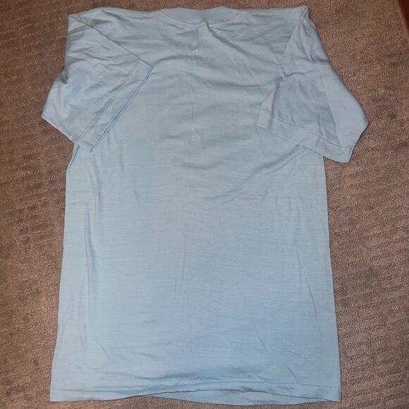 Las Vegas Beach Club baby blue single stitch vintage T shirt. size XL. - Picture 3 of 8